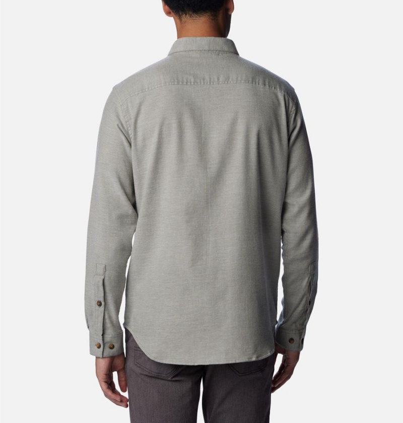 Grey Men's Columbia Rapid Rivers II Long Sleeve Shirt | JFGMO-5174