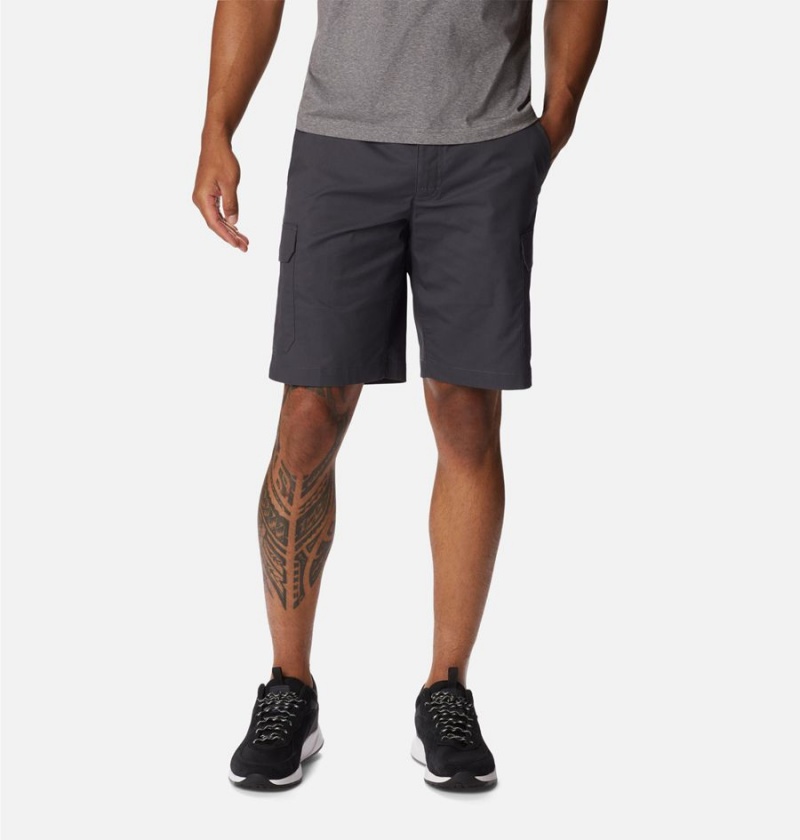 Grey Men\'s Columbia Rapid Rivers Shorts | XECHZ-5864