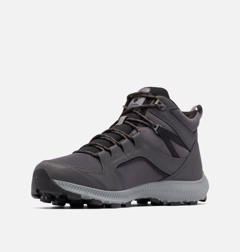 Grey Men's Columbia Re-Peak Mid Hiking Shoes | BSAIJ-4836