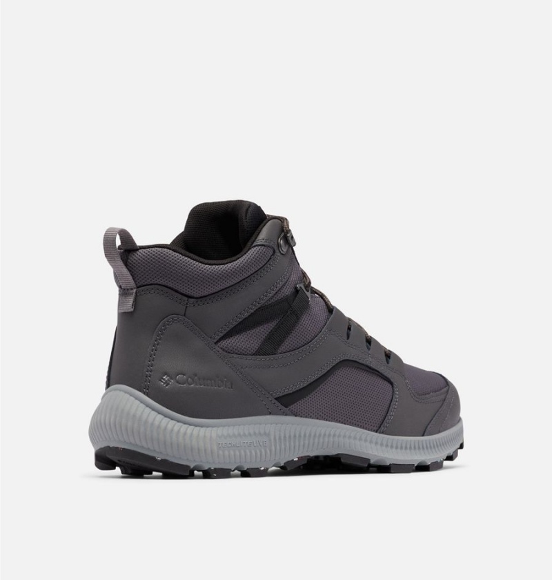 Grey Men's Columbia Re-Peak Mid Hiking Shoes | BSAIJ-4836