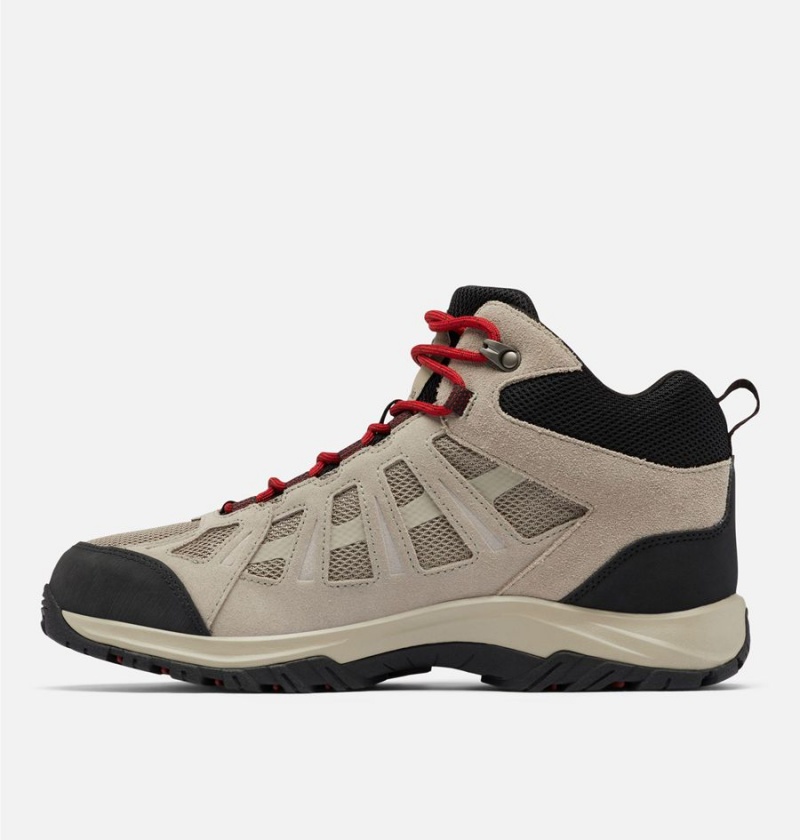 Grey Men's Columbia Redmond III Mid Waterproof Hiking Shoes | EKLDV-3485