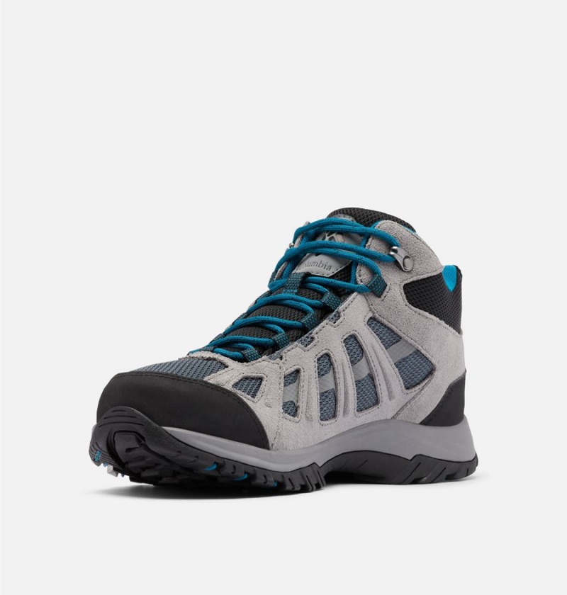 Grey Men's Columbia Redmond III Mid Waterproof Hiking Shoes | EBUPD-5619