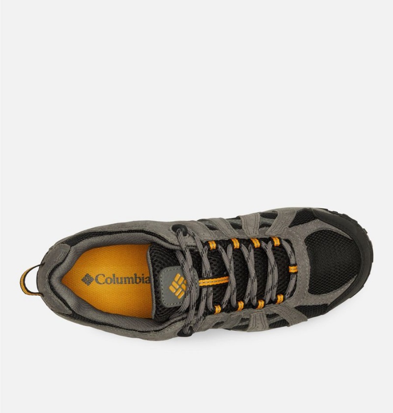 Grey Men's Columbia Redmond Waterproof Low Hiking Shoes | WESXJ-9683