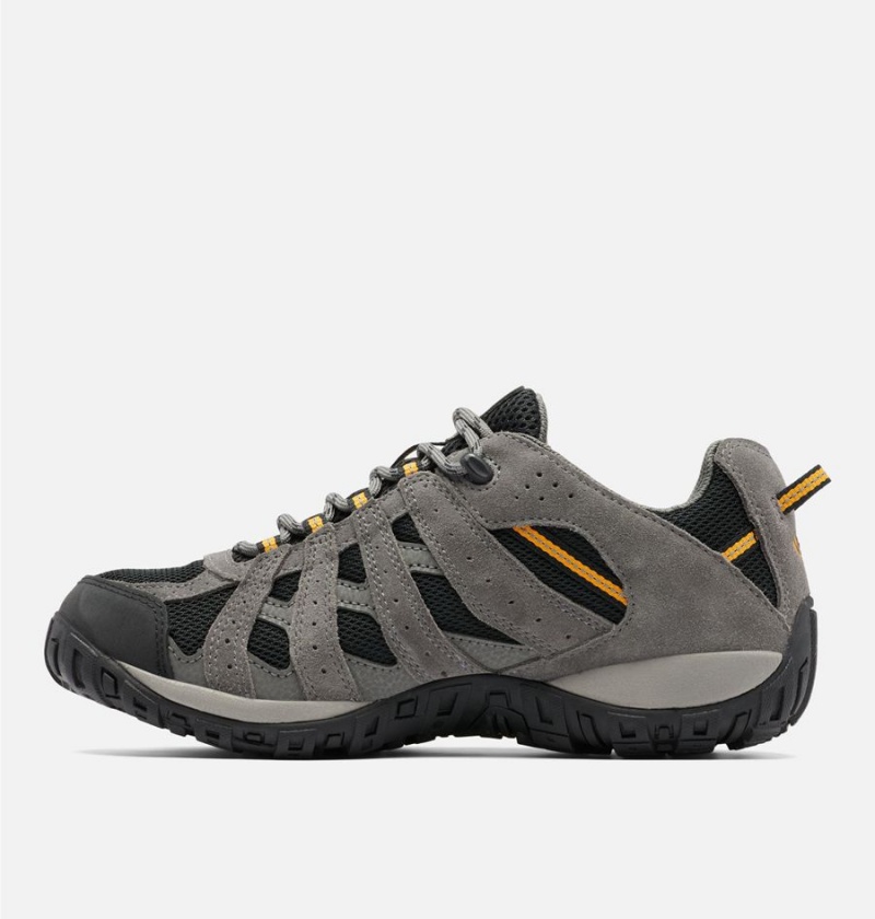 Grey Men's Columbia Redmond Waterproof Low Hiking Shoes | WESXJ-9683