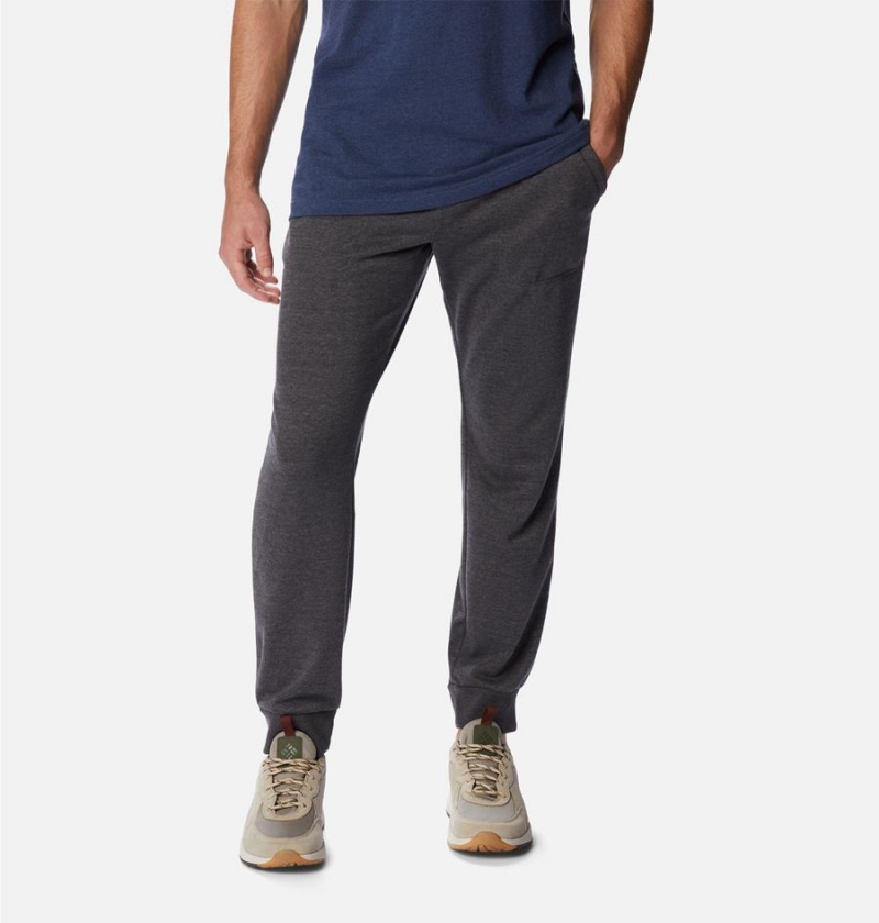 Grey Men\'s Columbia Shell Ridge Sweat Joggers Pants | XQRZT-6049