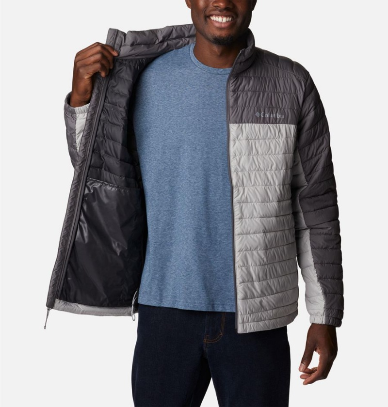 Grey Men's Columbia Silver Falls Insulated Puffer Jacket | MKBEJ-2086