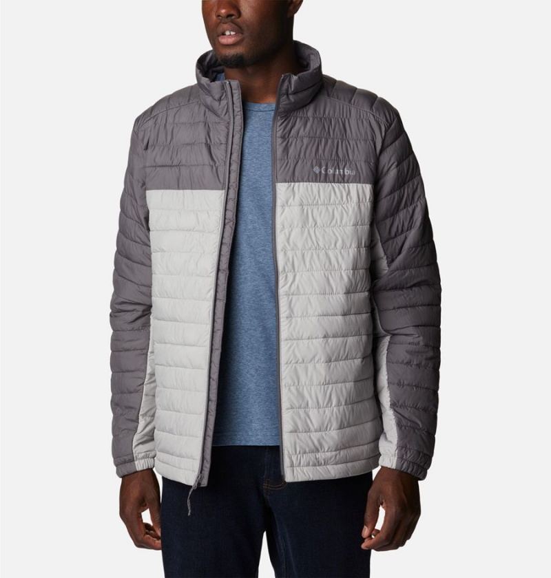 Grey Men's Columbia Silver Falls Insulated Puffer Jacket | MKBEJ-2086