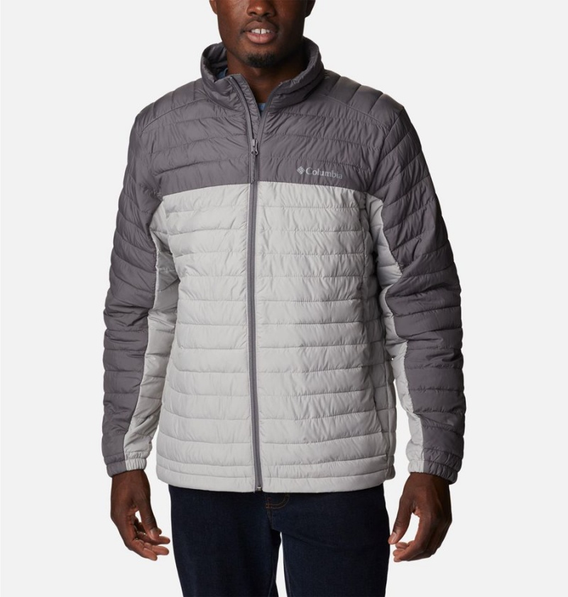 Grey Men\'s Columbia Silver Falls Insulated Puffer Jacket | MKBEJ-2086