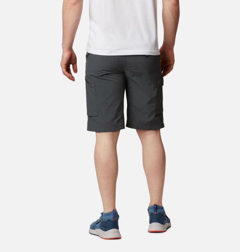 Grey Men's Columbia Silver Ridge Cargo Shorts | GDATQ-8509