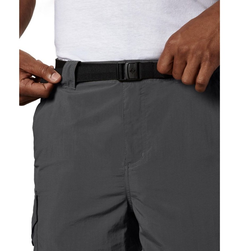 Grey Men's Columbia Silver Ridge Cargo Shorts | GDATQ-8509