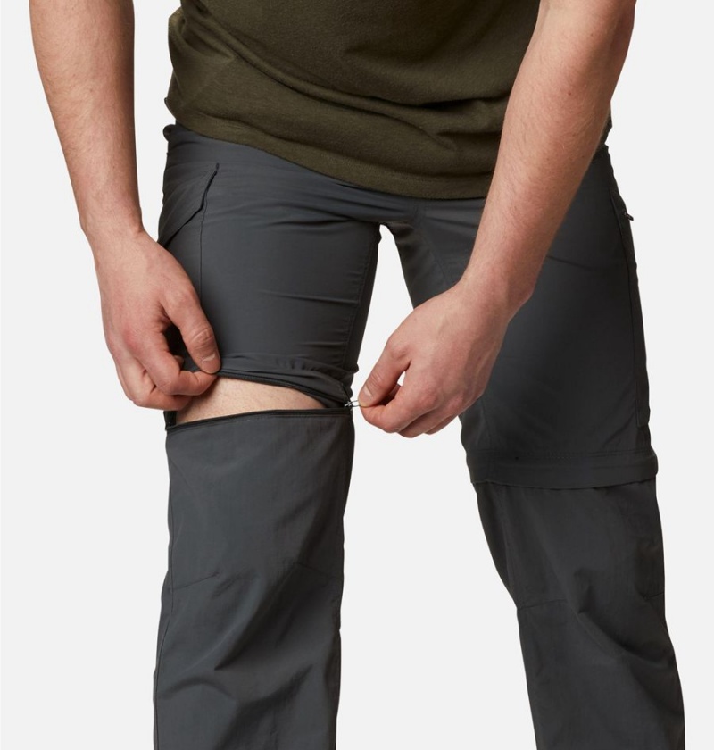 Grey Men's Columbia Silver Ridge Convertible Pants | ARCIX-4192