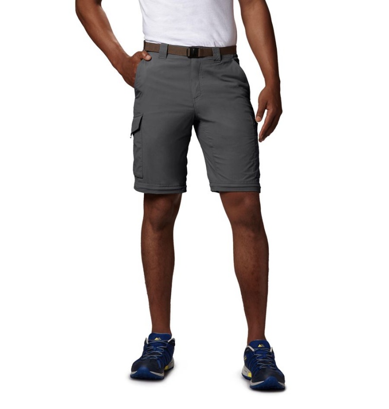 Grey Men's Columbia Silver Ridge Convertible Pants | ARCIX-4192