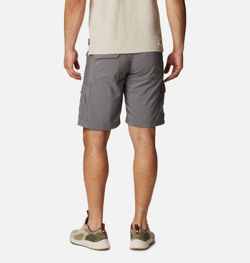 Grey Men's Columbia Silver Ridge Utility Cargo Shorts | NCLPR-5107