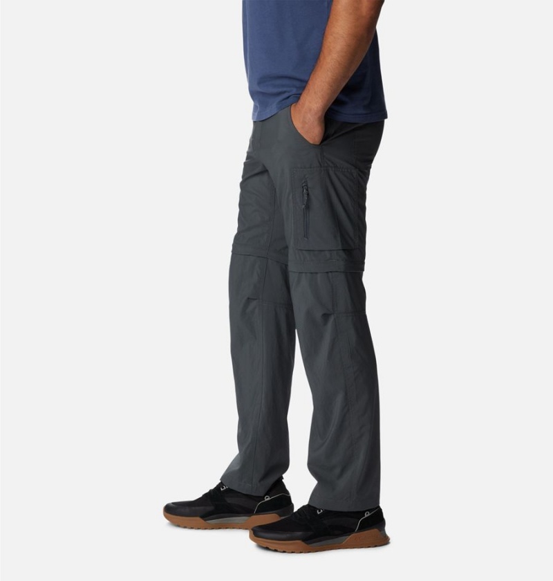 Grey Men's Columbia Silver Ridge Utility Convertible Pants | ZPJAO-5469