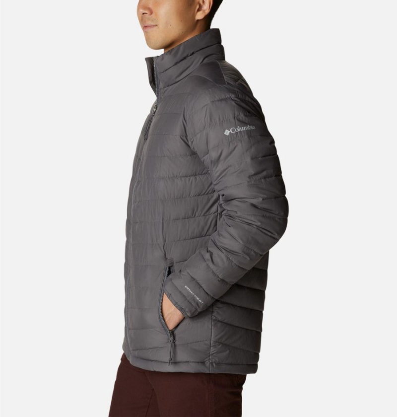 Grey Men's Columbia Slope Edge Insulated Puffer Jacket | XTWUO-5671