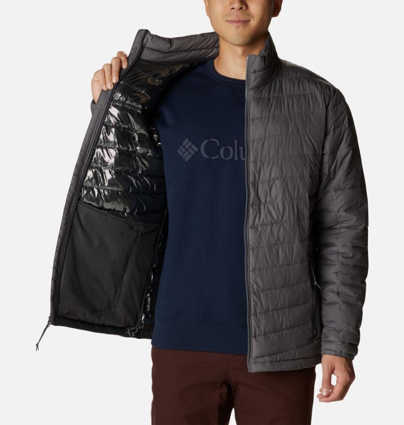 Grey Men's Columbia Slope Edge Insulated Puffer Jacket | XTWUO-5671