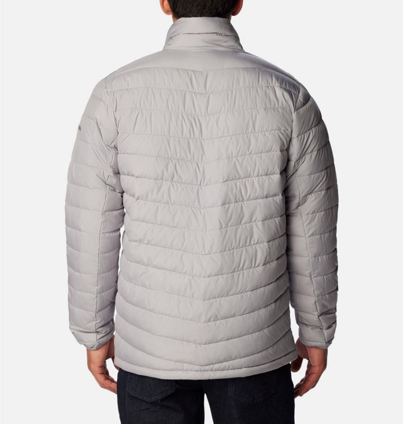 Grey Men's Columbia Slope Edge Insulated Puffer Jacket | OFTGX-1703