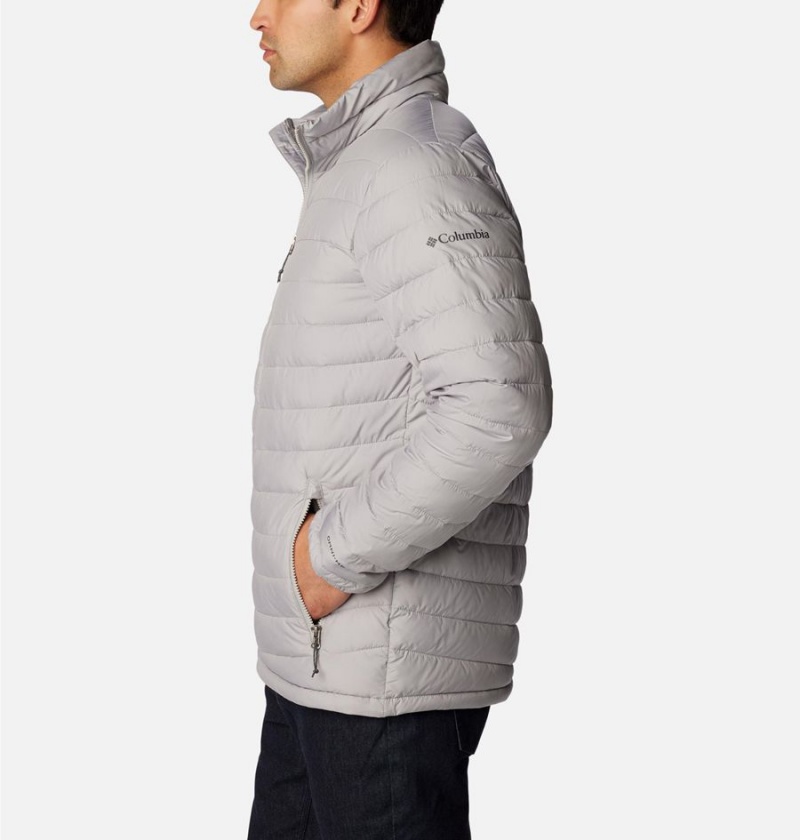 Grey Men's Columbia Slope Edge Insulated Puffer Jacket | OFTGX-1703