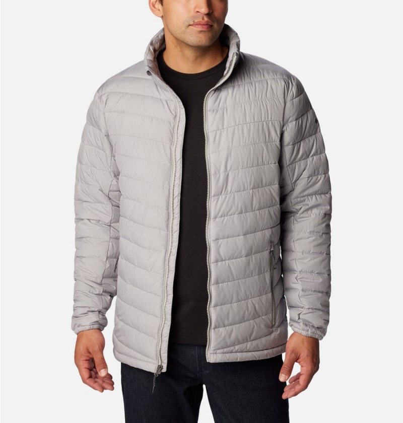 Grey Men's Columbia Slope Edge Insulated Puffer Jacket | OFTGX-1703