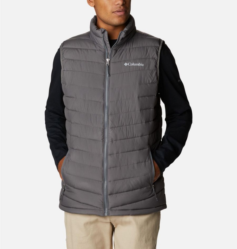 Grey Men\'s Columbia Slope Edge Vest | GNCEF-7148