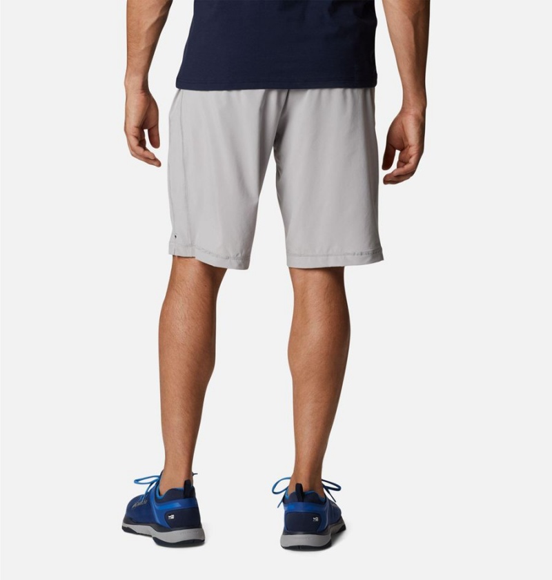 Grey Men's Columbia Stealth Camp Active Shorts | IEGCJ-3756