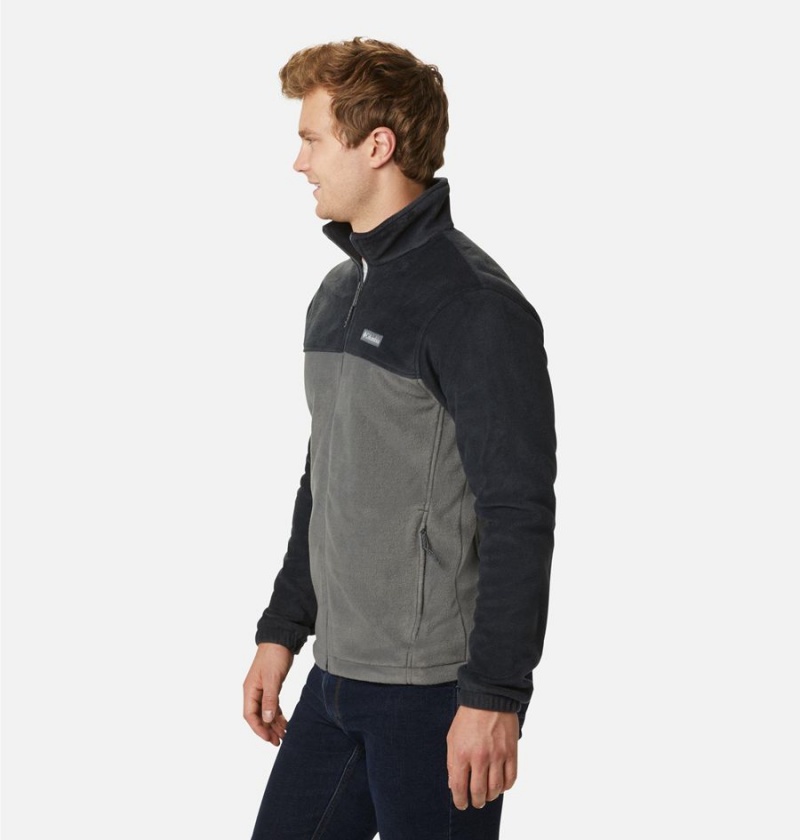 Grey Men's Columbia Steens Mountain 2.0 Full Zip Fleece Jacket | GNCBF-9273