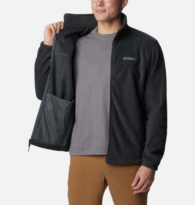 Grey Men's Columbia Steens Mountain 2.0 Full Zip Fleece Jacket | SMUXT-0437