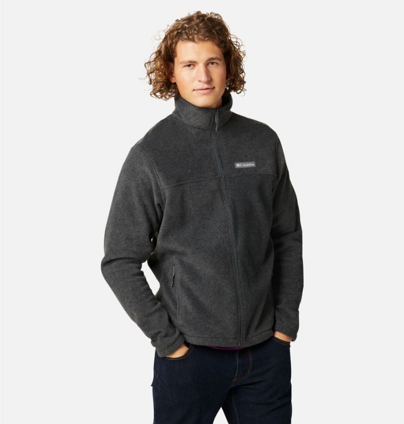 Grey Men's Columbia Steens Mountain 2.0 Full Zip Fleece Jacket | SMUXT-0437