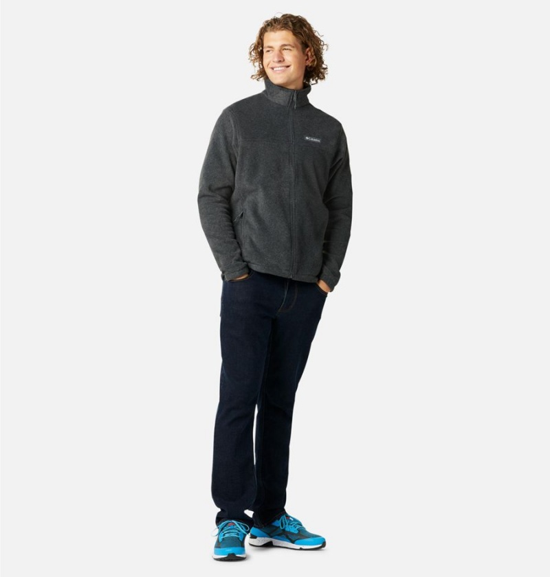 Grey Men's Columbia Steens Mountain 2.0 Full Zip Fleece Jacket | SMUXT-0437