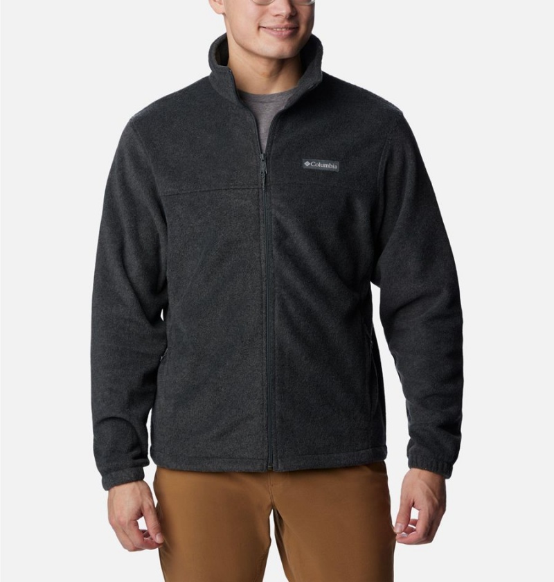 Grey Men\'s Columbia Steens Mountain 2.0 Full Zip Fleece Jacket | SMUXT-0437