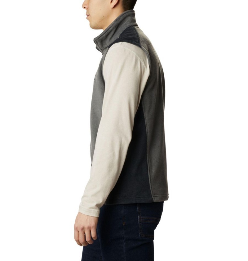 Grey Men's Columbia Steens Mountain Fleece Vest | JHUAY-9530