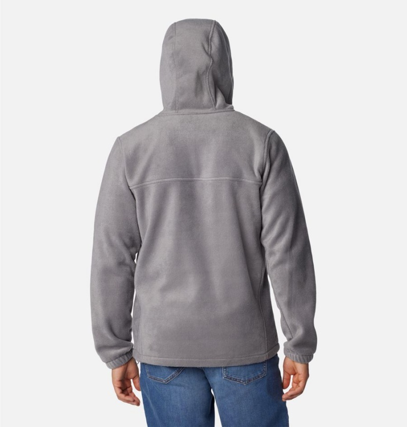 Grey Men's Columbia Steens Mountain Full Zip Hoodie Fleece Jacket | GRMEQ-3204