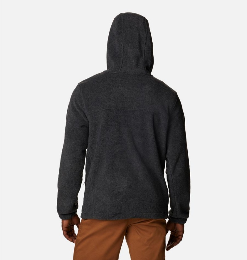 Grey Men's Columbia Steens Mountain Full Zip Hoodie Fleece Jacket | ZAYKN-8192