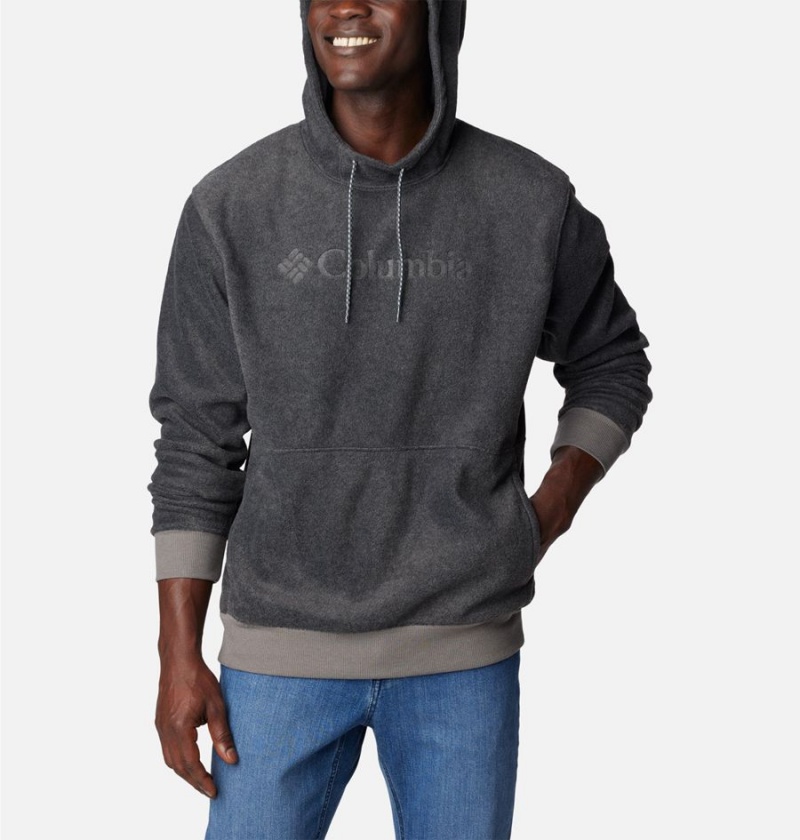 Grey Men's Columbia Steens Mountain Hoodie | PXNYK-0641