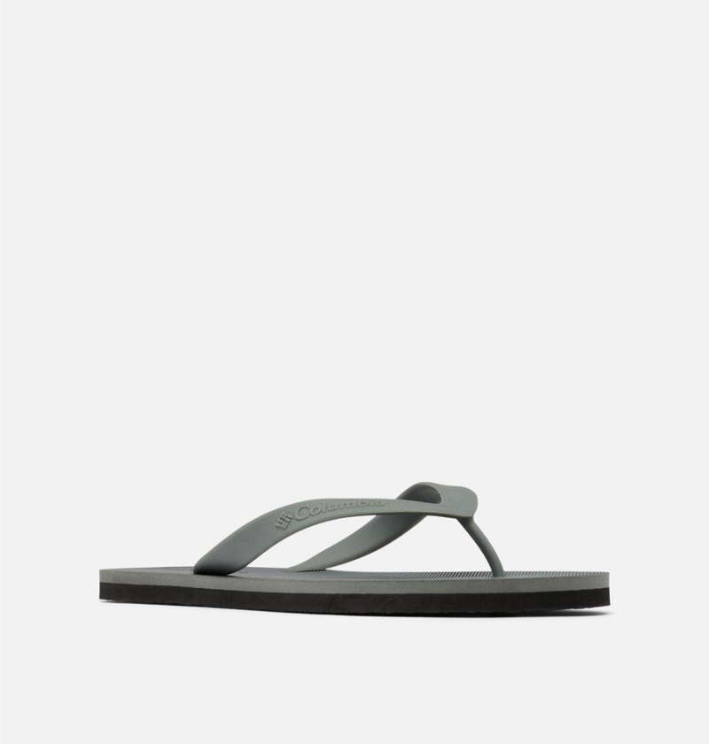 Grey Men's Columbia Sun Trek Flip Flop Sandals | MPRJT-3975