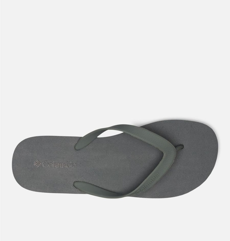 Grey Men's Columbia Sun Trek Flip Flop Sandals | MPRJT-3975