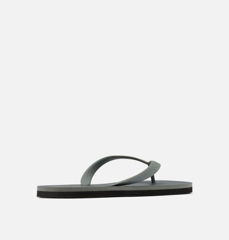 Grey Men's Columbia Sun Trek Flip Flop Sandals | MPRJT-3975