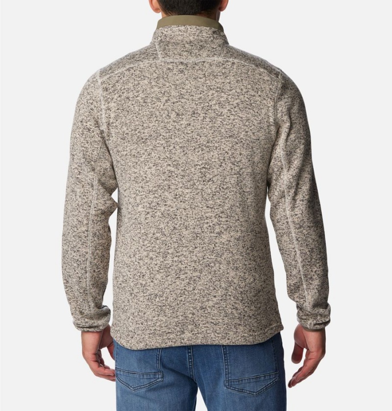 Grey Men's Columbia Sweater Weather Fleece Half Zip Pullover | GTUYH-9153