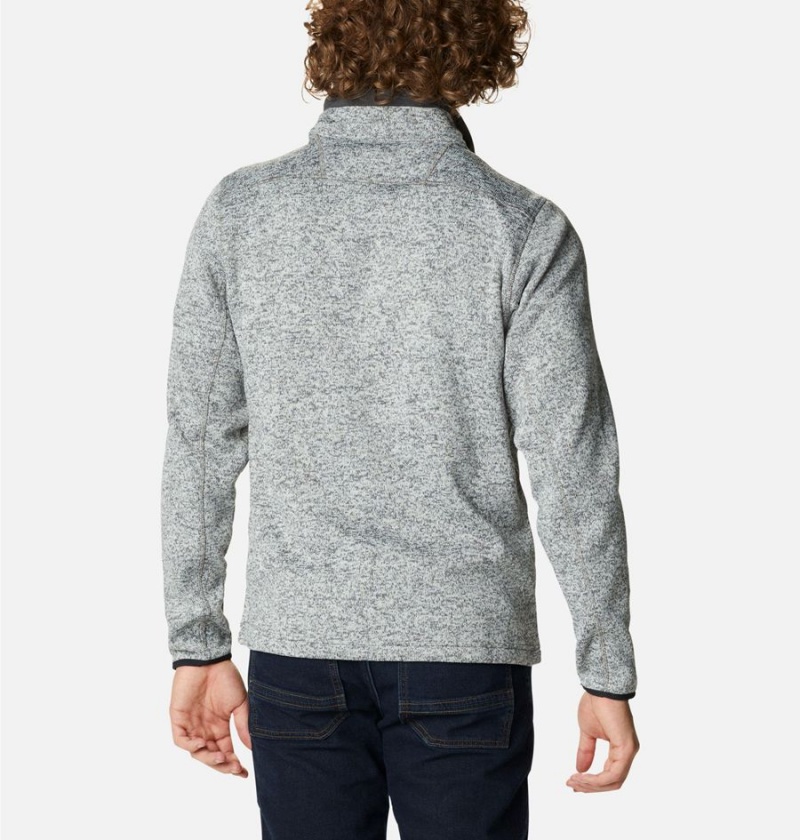 Grey Men's Columbia Sweater Weather Fleece Half Zip Pullover | CIREJ-7896