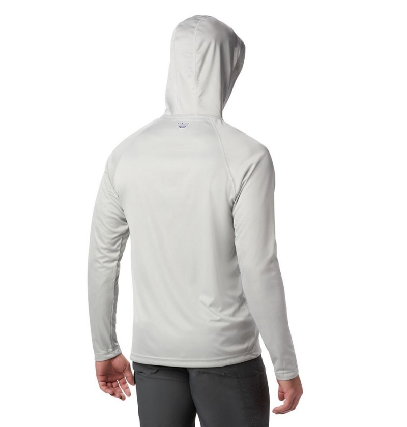 Grey Men's Columbia Terminal Tackle Heather Hoodie | ODFWV-0785