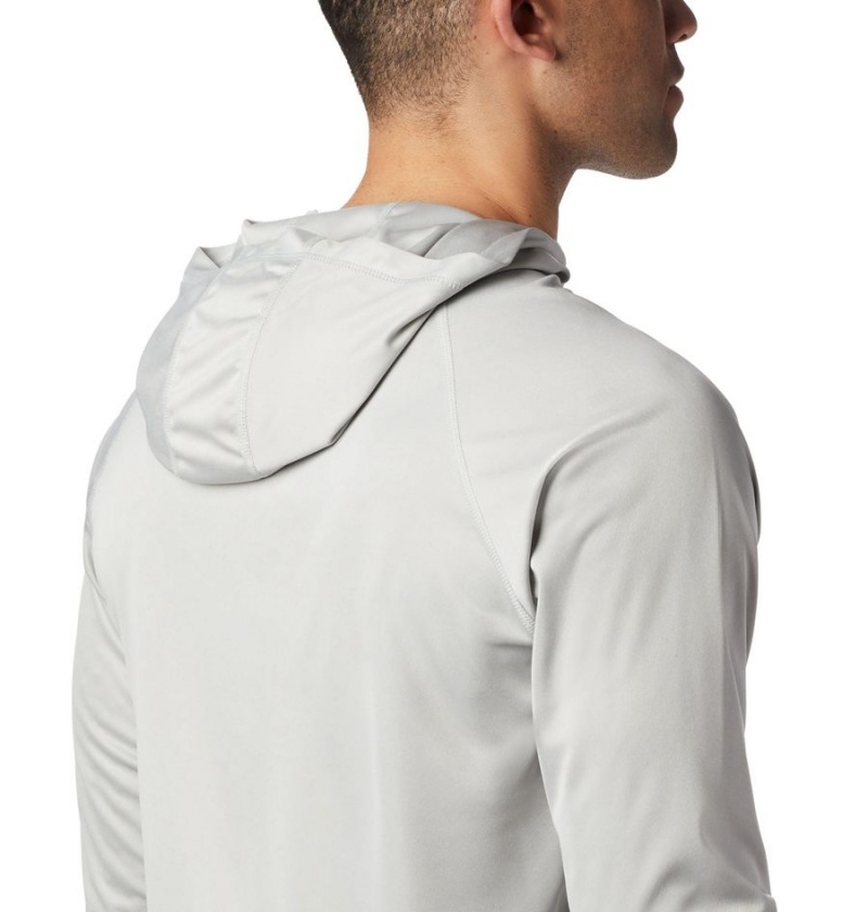 Grey Men's Columbia Terminal Tackle Heather Hoodie | ODFWV-0785