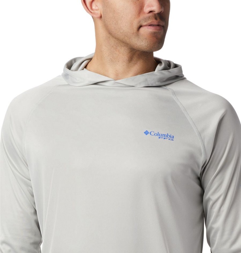 Grey Men's Columbia Terminal Tackle Heather Hoodie | ODFWV-0785