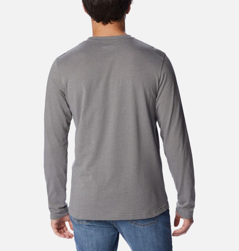 Grey Men's Columbia Thistletown Hills Henley T-Shirt | HCFLG-9460