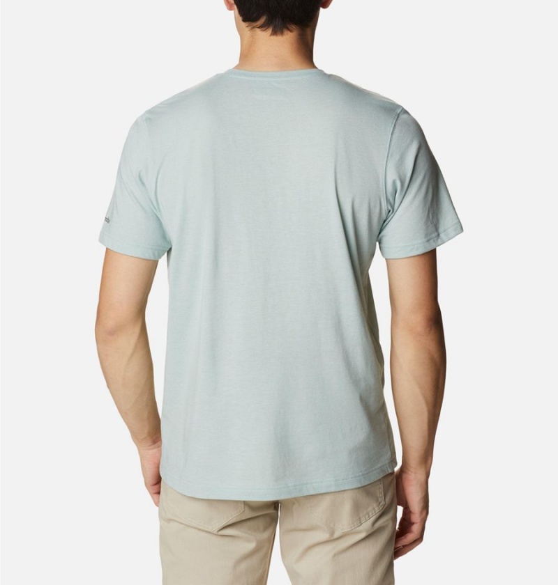 Grey Men's Columbia Thistletown Hills Pocket T-Shirt | TSJRW-4938