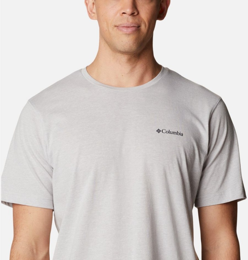 Grey Men's Columbia Thistletown Hills Short Sleeve T-Shirt | JMPBE-8423