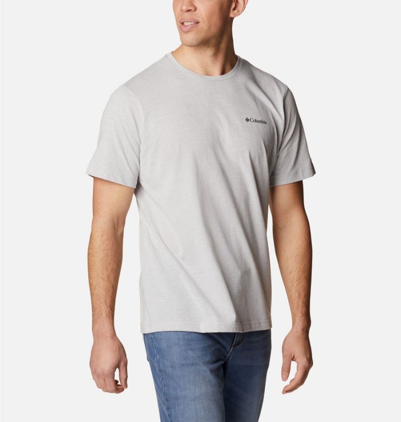 Grey Men's Columbia Thistletown Hills Short Sleeve T-Shirt | JMPBE-8423