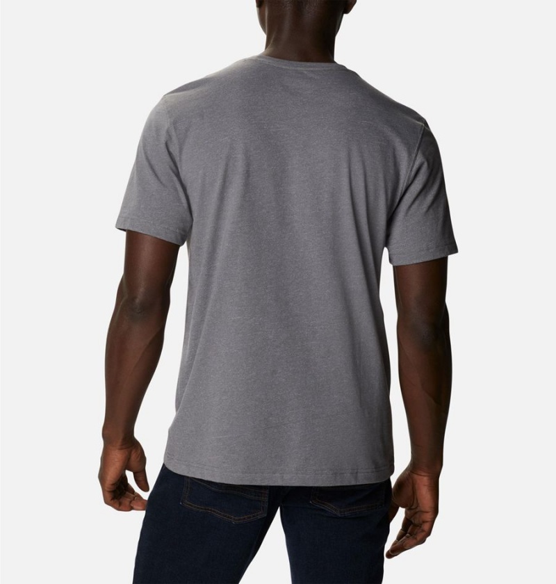 Grey Men's Columbia Thistletown Hills Short Sleeve T-Shirt | WPSZO-8124