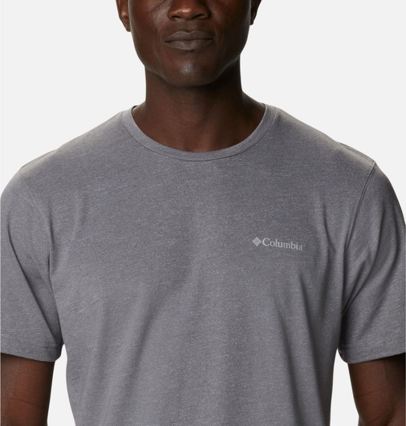 Grey Men's Columbia Thistletown Hills Short Sleeve T-Shirt | WPSZO-8124