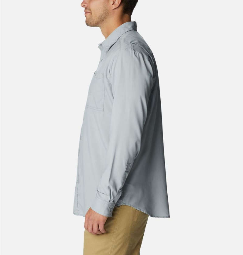 Grey Men's Columbia Utilizer Woven Long Sleeve Shirt | HRXYE-1486