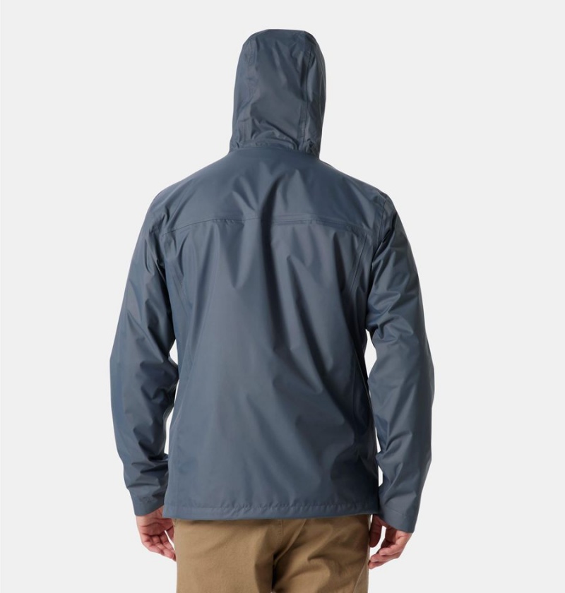 Grey Men's Columbia Watertight II Rain Jacket | IPDEC-3476